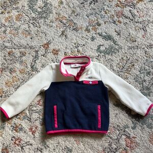 Vineyard Vines Toddler girl fleece pullover
